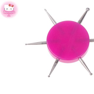 Moonlights 1 Cái 6 Đầu Móng Tay Nghệ Thuật Chấm Dụng Cụ Đĩa Móng Tay Mũi Khoan Dụng Cụ Làm Móng Chấm Dụng Cụ Vẽ Móng Mũi Khoan Bút Tròn Chấm Dụng Cụ Chấm EN