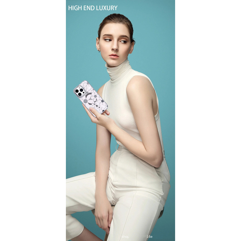 Ốp điện thoại Mikalen / Mikalen iPhone 17Pro Hoa mạ điện từ tính 16 Pro max Bao gồm tất cả chống sốc 15PM 14 Vỏ bảo vệ