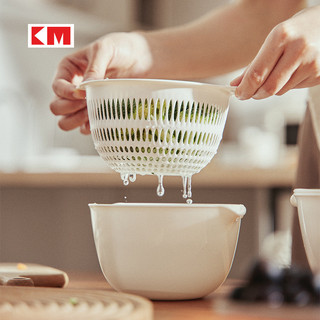 KM Mini Nhựa Thoát Nước Giỏ Bếp Lưới Thoát Nước Đĩa Rửa Bát Trái Cây Đĩa Lọc Nước Rửa Cơm Chậu Rau Củ Quả Đĩa Trái Cây