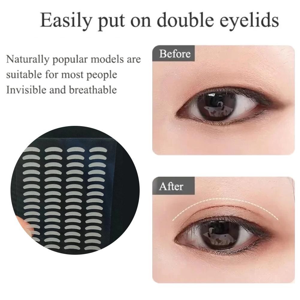 Mini Eyelid Tape Vô Hình Traceless Chống Thấm Nước Mạnh Mẽ Đôi Miếng Dán Mí Mắt Dính Chuối A7