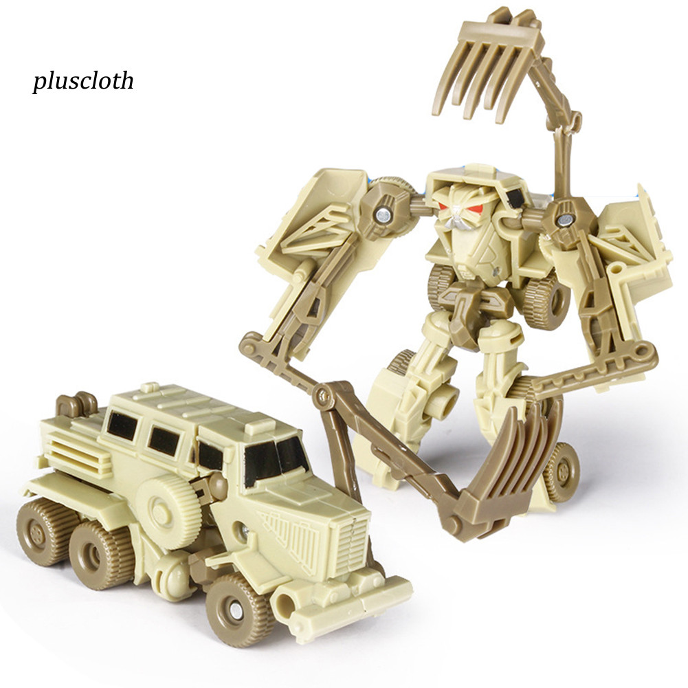 < Pluscloth > Xe Biến Hình Hành Động Robot Biến Dạng Đồ Chơi Trẻ Em Sưu Tập