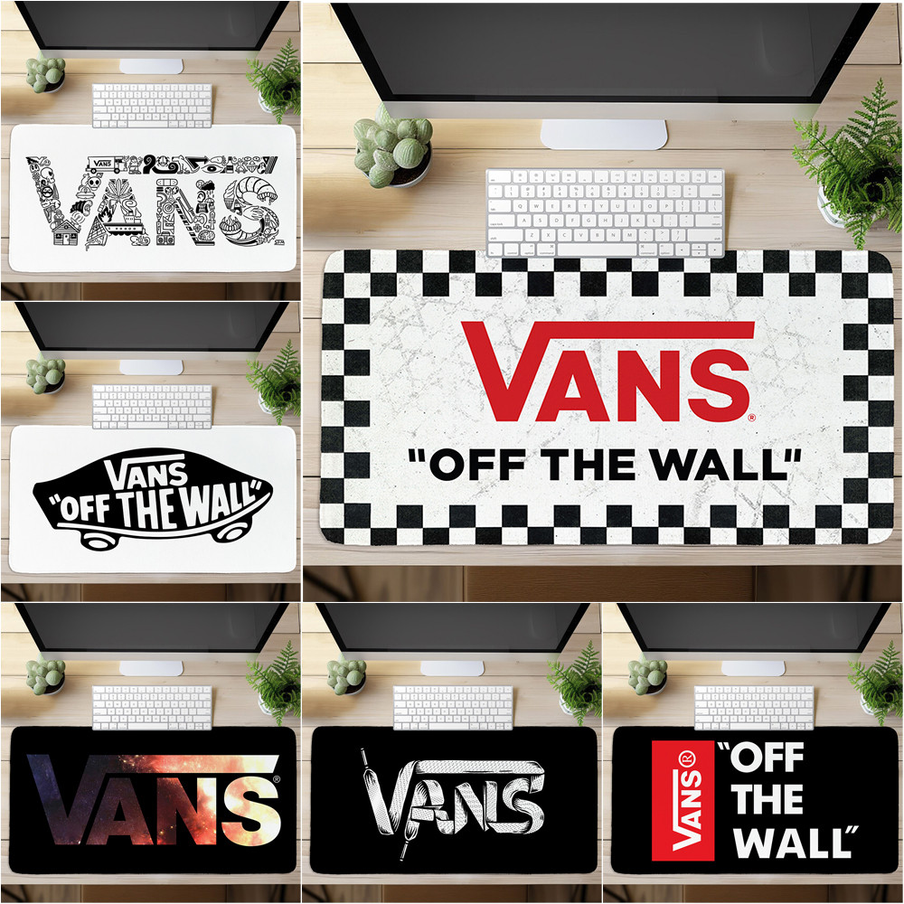 Giày Art Vans Logo Miếng Lót Chuột In Nghệ Thuật Bàn Phím Máy Tính Bàn Phím Bàn (60x30cm / 80x40cm)