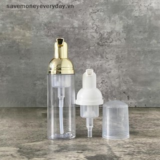 1 chai nhựa bơm rỗng xà phòng container du lịch làm sạch mỹ phẩm 60ml container