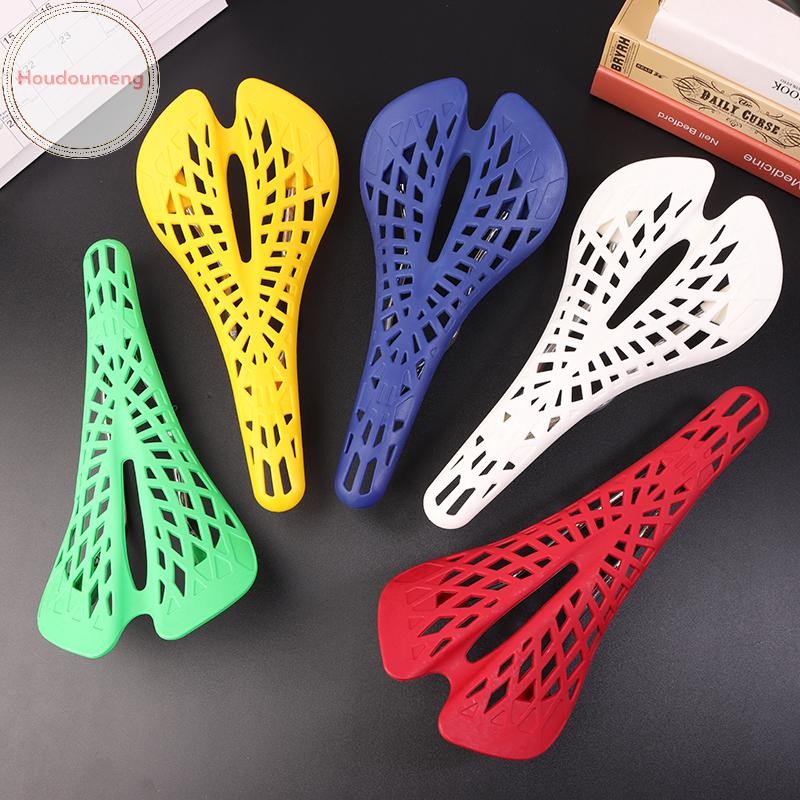 Ghế leo núi Houdoudou Siêu nhẹ Chống sốc Nhựa Đua Xe Đạp Đi Rỗng Cobweb Ghế Xe Đạp Phụ tùng đi xe đạp VN