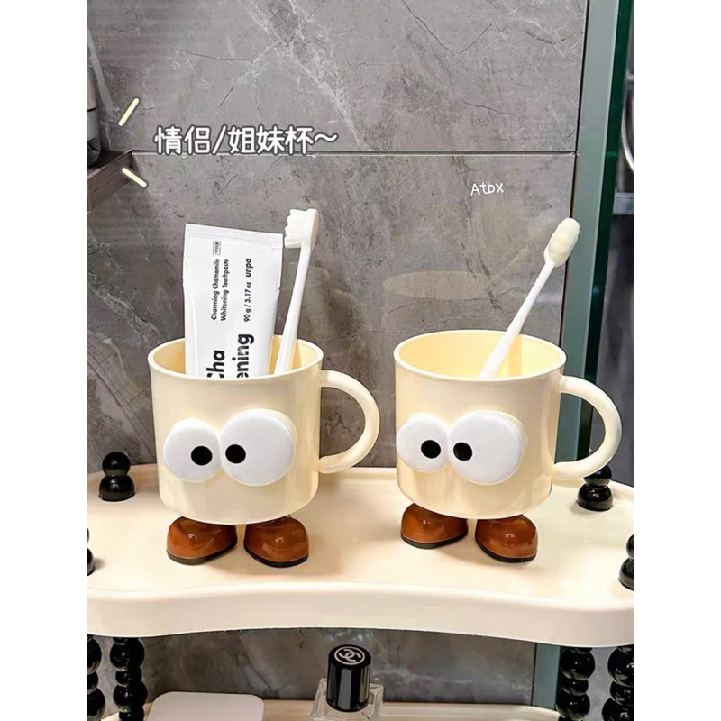 ly nhựa uống nước, cốc đánh răng hình đôi mắt cute 🌸 tuyển sỉ🌸