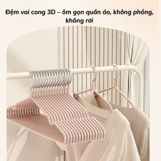 Combo Móc Treo Quần Áo Myd.23 30/50 Cái, Kim Loại Pastel, Chống Gỉ Cao Cấp Tiện Lợi