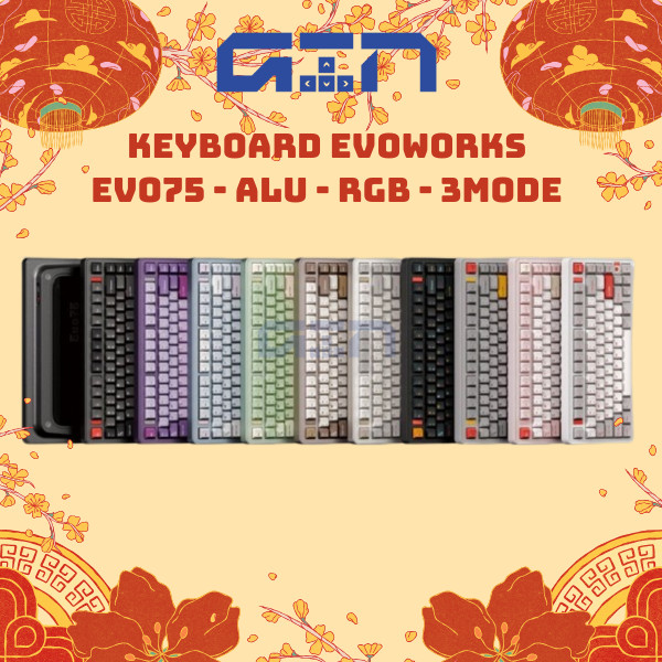 [HÀNG SẴN] Bàn Phím Cơ Custom EVO75 Keyboard | 3 Modes | Nhôm | Led RGB ...