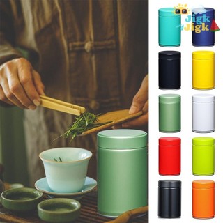 Bình Trà JiKK, Trà Tròn Thiếc, Chất Lượng Hiqh Dung Tích Lớn Chống Ẩm Kín Trà Cho Gia Đình & Du Lịch