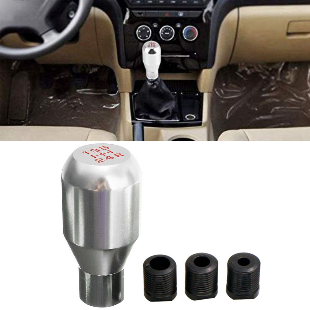 Tay cầm núm chuyển số kim loại để hộp số thủ công 5 tốc độ với ba kích thước bộ chuyển đổi