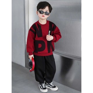 Bộ quần áo thu đông bé trai 14-45kg.Bộ nỉ cho bé trai mẫu DZA.Đồ bộ dài tay cho bé. D27