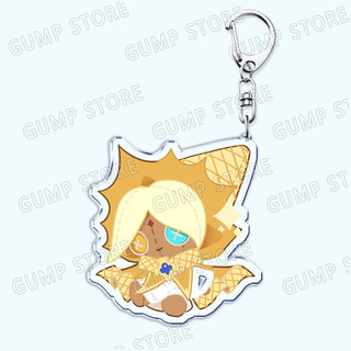 Cute Game Cookie Run Kingdom Chibis Keychains for Accessories Bag Shadow Milk Pure Vanilla Cookie Keyrings Jewelry Fans
