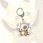 HT3 Pokemon Pikachu Acrylic Móc Khóa Psyduck Gengar Mặt Dây Chuyền Hoạt Hình Túi Phụ Kiện Anime Ngoại Vi TH3