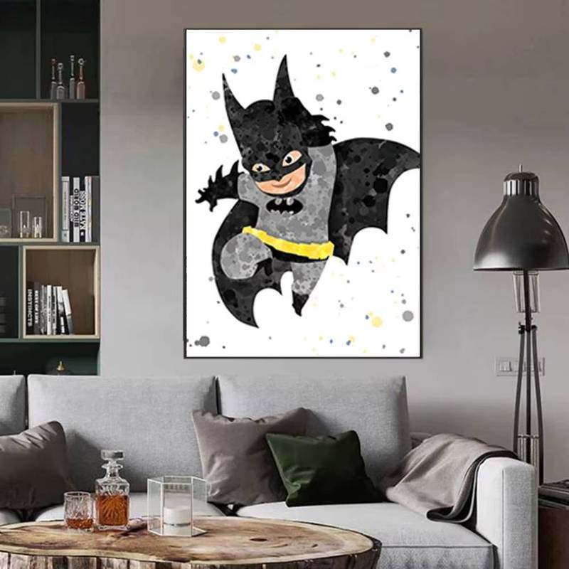 Marvel Iron Man Người Nhện Siêu Anh Hùng Trẻ Em Tranh Nhà Phòng Trẻ Em Phòng Ngủ Nghệ Thuật Trang Trí Poster Canvas In Bức Tranh Tường