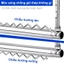 𝐅𝐔𝐑𝐍𝐈𝐒𝐇 𝐅𝐈𝐄𝐒𝐓𝐀 Móc Treo Quần Áo Không Cần Đục Lỗ Sào Phơi Quần Áo Điều Chỉnh Được Xào Phơi Quần Áo Ngoài Trời