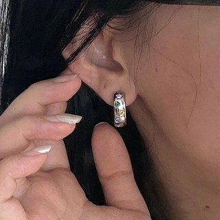 Mặt buckle tai sao zirconia màu sắc đẹp dành cho nữ với hiệu ứng ánh sáng lung linh