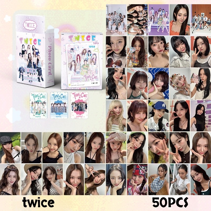 Bộ 50-55 Hai Lần Photocards Với Thẻ Lomo Hình ba chiều Laser Thanh niên Tôi Nhận BẠN MISSAMO Nayeon Jeongyeon Momo Sana Jihyo Mina Dahyun Chaeyoung Tzuyu Bưu thiếp ba chiều YM