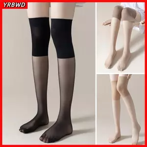 YRBWD 1 Đôi Tất Nữ Trên Đầu Gối, Tất Dài Đầu Gối Trong Suốt Thanh Lịch Đơn Giản, Thoáng Khí Sáng Tạo Thường Ngày Chống Móc Bê Tất