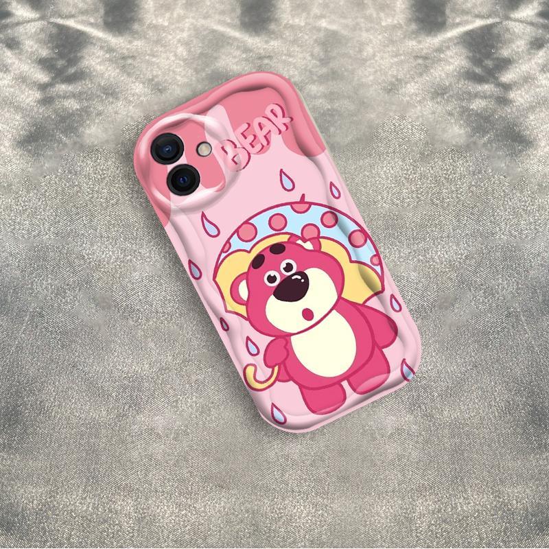 Vỏ Silicon Hoạt Hình Cho OPPO A3X A3 Pro 4G 5G 3D Phụ Kiện Vỏ Điện Thoại Mềm TPU Lotso Bear Kirby Ốp Lưng Chống Sốc
