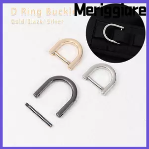 MERIGGIARE D Vòng Khóa Thắt Lưng Tay Cầm Túi Kim Loại Dây Đeo Đầu Nối Da Thủ Công Có Thể Tháo Rời Khóa