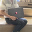 Case Macboot Air 15 M2 M3 Vân Vải Đay Dệt Màu Xám Đậm Chống Va Đập | KTAP - World of decals