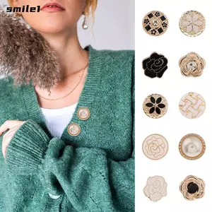 SMILE 6 CÁI Nút liền mạch Phụ kiện may vá DIY Chống cạn kiệt có thể tháo rời