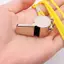 E-WOITD Kim Loại Còi Trọng Tài Thể Thao Bóng Bầu Dục Thép Không Gỉ Còi Bóng Đá Bóng Rổ Đảng Đào Tạo Trường Cổ Vũ Dụng Cụ E-WOITD