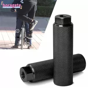BORAGETE 2 Chiếc Chốt Xe Đạp, Phụ Kiện Đi Xe Đạp Nhẹ Chân Xe Đạp, Bền Hợp Kim Nhôm Chống Trơn Trượt Chân Xe Đạp Phù Hợp Với 3 / 8 Inch