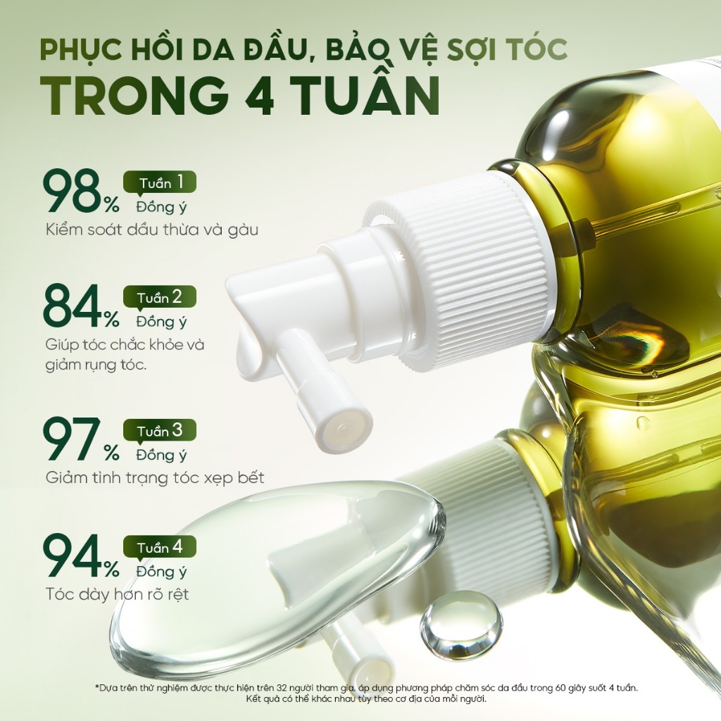 Xịt mọc tóc Lab on Hair 160ml xịt dưỡng tóc với giấm táo Kích thích mọc tóc Rụng Tóc
