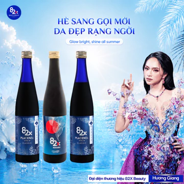 [Combo 3 Chai] Nước Uống Collagen 82X: 2 PLACENTA CLASSIC + 1 COLLAGEN KOHARU (500ml/Chai)