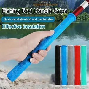 Bọc tay cầm cần câu IAPPORTUNIA, Vỏ bọc tay cầm chống trượt bằng silicon đa năng, Ống co nhiệt chống trượt Vỏ bảo vệ có thể thay thế đa chức năng