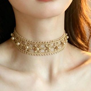 [Bo Ye] Vòng Cổ Ren Hoa Vòng Cổ Ren Rỗng Dệt Thủ Công Ánh Sáng Sang Trọng Retro Phong Cách Nhẹ Nhàng Thời Trang Nữ Đi Lại Hàng Ngày Tiệc Phong Cách Phù Hợp Với Quà Tặng Ngày Lễ Hàng Hóa