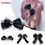 BORAGETE 1 / 2 Kẹp Tóc Gothic, Mặt Dây Chuyền Trái Tim Y2k Phong Cách Nơ Kẹp Tóc, Kawaii Dễ Thương Ngọt Ngào Nhật Bản lolita lolita Phụ Kiện Tóc Cosplay