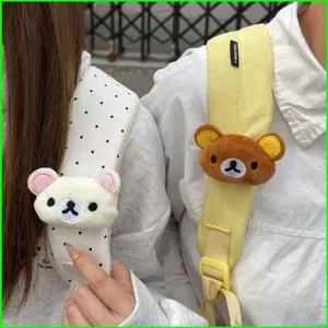 PS1 Rilakkuma Plushie Dễ Thương Sang Trọng Gấu Túi Quyến Rũ Đồ Chơi Nhồi Bông Mặt Dây Chuyền Trang Trí Quà Tặng Cho Bạn Bè SP1