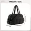 Jfory Tập Gym Duffel Túi Đa Năng Composite Vải Bảo Quản Túi Xách Túi Tote Nữ Cuối Tuần Tập Yoga Thể Thao