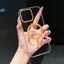 Dành Cho iPhone14promax Vỏ Điện Thoại Đá Trong Suốt Từ Tính PC Màu Kẹo Chống Sốc 16ProMax Túi Điện Thoại Trong Suốt