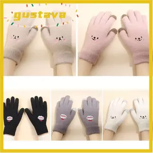 Găng tay mùa đông GUSTAVA Xe đạp dễ thương Lái xe ngoài trời Fluffy
