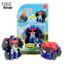 Robot ô tô biến dạng Mini Mô hình xe tải quán tính Đồ chơi trẻ em tương tác