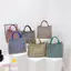 Túi đựng đồ ăn trưa TOPTOOLCX Casual Flax Nữ Thời trang Tote