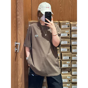 Áo thun ngắn tay KODAK Hàn Quốc in hình graffiti tiêu chuẩn lớn áo thun nam nữ mùa hè plus size 0617