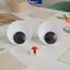 MAKY 1 Đôi Tự Dính Dễ Thương To Googly Mắt Tủ Lạnh Tường Stier Ngộ nghĩnh Nhựa Lớn Mắt Stier Tự Làm Sổ Lưu Niệm Búp Bê Nhãn Cầu VN