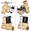 Belleshopp Van điện từ bằng đồng thau 1/2 inch 24V DC Điều khiển nước thường đóng