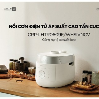 Nồi cơm điện cao tần áp suất kép Cuckoo CRP-LHTR0609F 1.08L - Bảo hành chính hãng 12 tháng