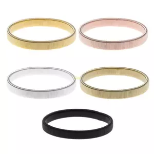 Flgo 1Pc Nhiều Màu Sắc Áo Sơ Mi Kim Loại Tay Vòng Tay Vòng Tay Cho Dây Co Giãn Garters