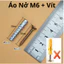 Túi 50 Tắc kê sắt, vít nở sắt mạ kẽm M6/M8-TOOLIX