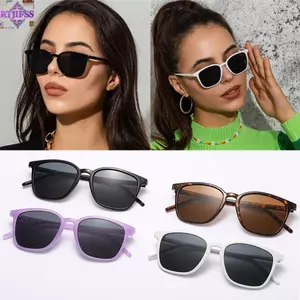 Kính râm RTJIFSS Retro UV400 Kính râm vuông nam chất lượng cao đơn giản