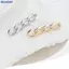 Bluelover Đơn Giản Có Thể Tháo Rời Quần Kẹp Có Thể Điều Chỉnh Eo Bule Móng Tay Kim Loại Chân Nút Cho Bé Gái Quần Jean Thắt Lưng Mới