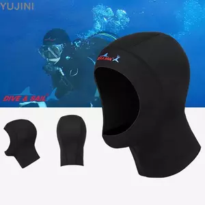 Mũ Bơi YUJINI Mũ Chống Nắng Mũ Đội Đầu Nam Nữ Co Giãn Nylon Turban Bơi Và Lướt Sóng Tai Xếp Ly Mũ Lặn Nóng