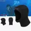 Mũ Bơi YUJINI Mũ Chống Nắng Mũ Đội Đầu Nam Nữ Co Giãn Nylon Turban Bơi Và Lướt Sóng Tai Xếp Ly Mũ Lặn Nóng