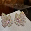 Thời Trang Hàn Quốc Dài Zircon Thanh Lịch Phong Cách Mới Ánh Sáng Sang Trọng Bông Tai Hoa Ngọc Trai Bán Buôn