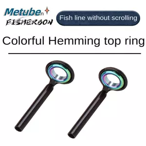 Vòng gốm mắt METUBE, Vòng chữ O Hướng dẫn cần câu bằng thép không gỉ, câu cá Hình bầu dục 0,7mm-1,6mm Đầu sửa chữa DIY